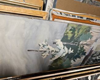 Oil Based Painting by James E Hughes