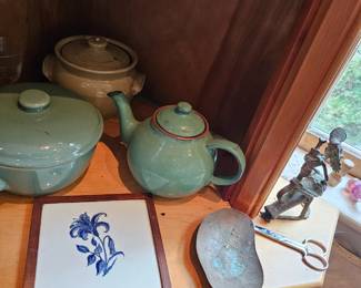 Teapot, Trinket Dish, Hot plate