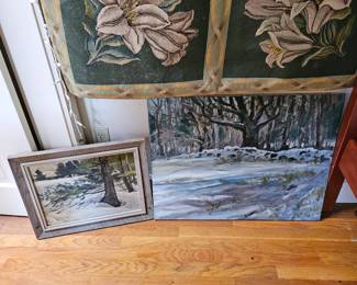 Oil Based Painting by James E Hughes