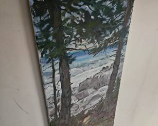 Nautical Themed Oil Painting by James E Hughes