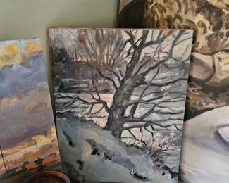 Oil Based Painting by James E Hughes