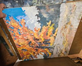 Oil Based Painting by James E Hughes
