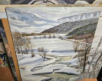 Oil Based Painting by James E Hughes