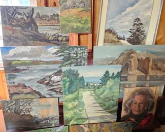 Oil Based Painting by James E Hughes