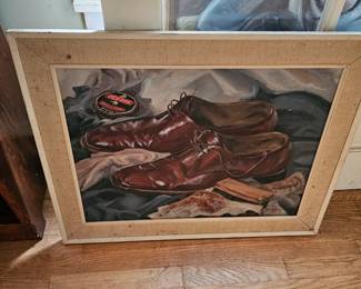 Framed Oil Based Painting by James E Hughes