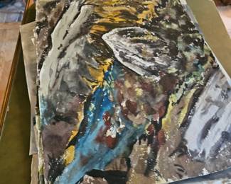 Oil Based Painting by James E Hughes