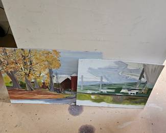 Oil Based Painting by James E Hughes