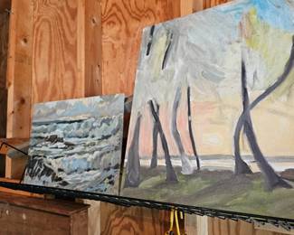 Oil Based Painting by James E Hughes
