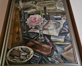 Framed Oil Based Painting by James E Hughes