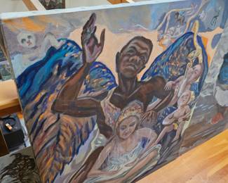 Oil Based Painting by James E Hughes