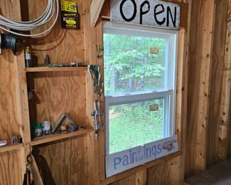 Wooden Open Sign