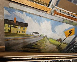Oil Based Painting by James E Hughes