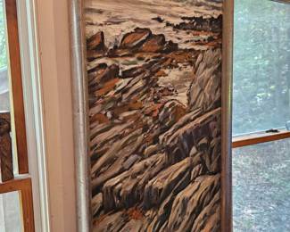 Nautical Themed Oil Painting by James E Hughes