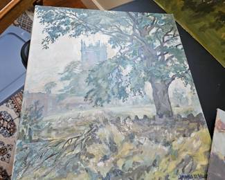 Oil Painting by James E Hughes