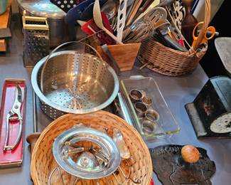 Kitchenware, Collander, Basket, Bacon Press