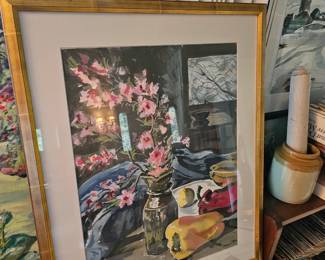 Framed Oil Based Painting by James E Hughes