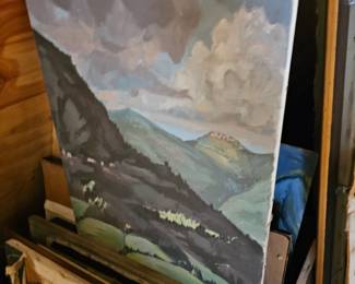 Oil Based Painting by James E Hughes