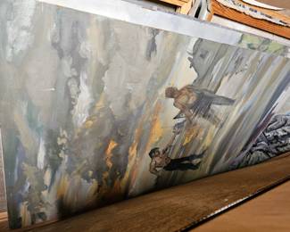 Oil Based Painting by James E Hughes