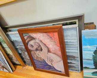 Oil Based Painting by James E Hughes