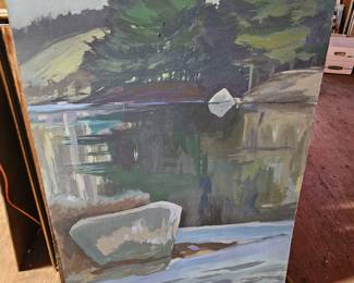 Oil Painting by James E Hughes