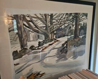 Framed Oil Based Painting by James E Hughes
