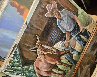 Oil Based Painting by James E Hughes
