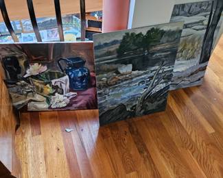 Oil Based Painting by James E Hughes