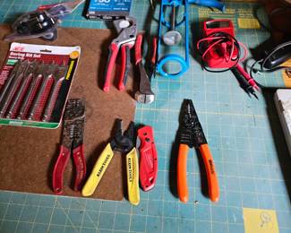 Tools, Drill Bits, Multimeter, Staples