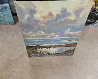 Nautical Themed Oil Painting by James E Hughes