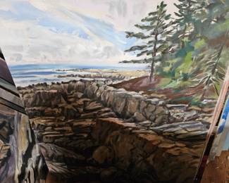 Oil Based Painting by James E Hughes