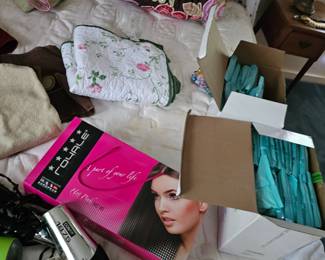 Hair Dryer, Linen, Cleansing Wipes