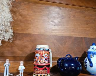 Figurines, Beer Stein, Tea Pots