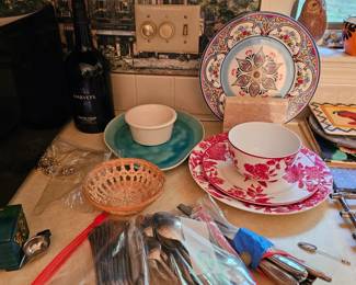 Plates, Dishes, Utensils