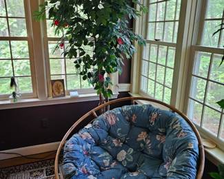 Artificial Tree, Saucer Chair