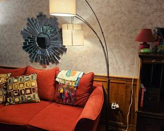 Floor Lamp, Sofa