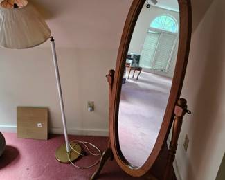 Floor Lamp, Full Length Floor Mirror