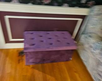 Padded Ottoman/Storage