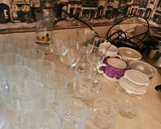 Glassware, Tea Cups