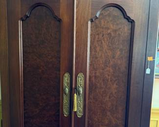Beautiful antique gun cabinet.