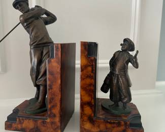 Golf bookends 