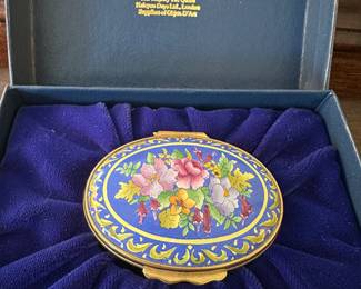 Handpainted trinket box 