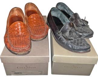 2 Pair Mens Cole Hann Loafers