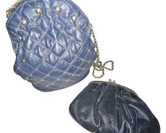 2 Mini Bags with Chain Straps