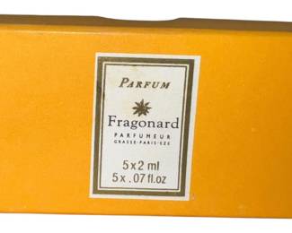 5 Fragonard Perfume Miniatures