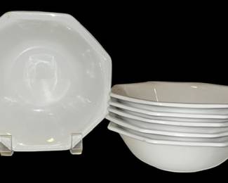 6 Johnson Brothers Ironstone Cereal Bowls