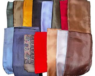 Collection of.Mens Silk Handkerchiefs.