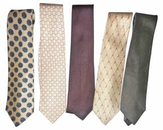 5 ZegnaCorporate Silk Ties