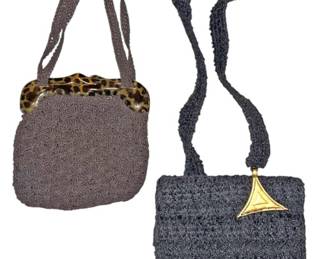 2 Crocheted Hand Bags