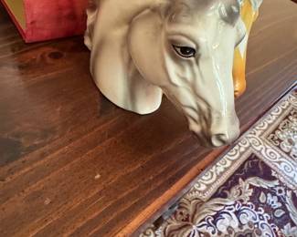 vintage horse planter