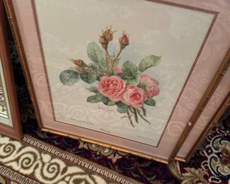 Pair of large Florals